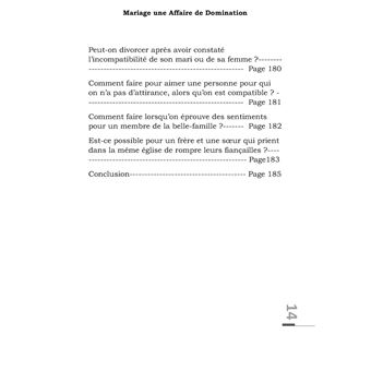 Mariage une affaire de domination