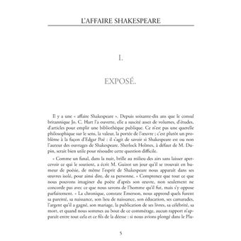 L'Affaire Shakespeare