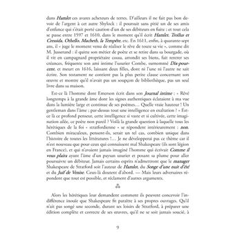L'Affaire Shakespeare