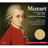 VIOLIN CONCERTOS 1-5-SINFONIA CONCERTANTE/2CD