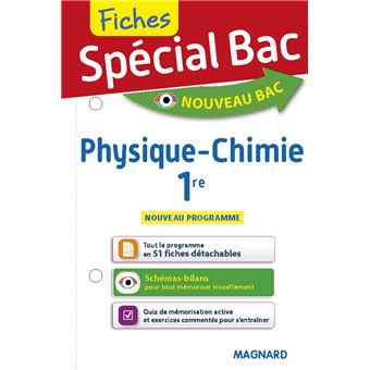 Spécial Bac Fiches Physique-Chimie 1re