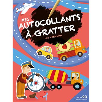 Les véhicules. Mes autocollants à gratter