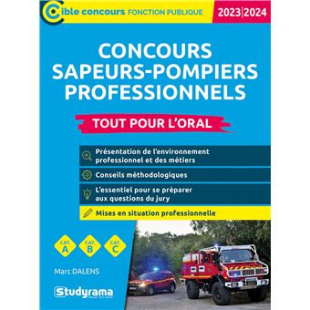 Concours Sapeurs Pompiers Professionnels 2020 2021 2020 Broche Marc Dalens Achat Livre Fnac