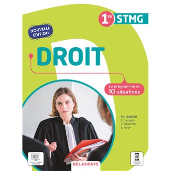 Droit 1re STMG (2021) - Pochette élève
