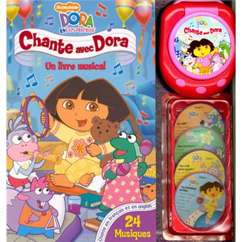 Dora L'Exploratrice - Dora L'Exploratrice, Livre baladeur avec 4 CD - 1