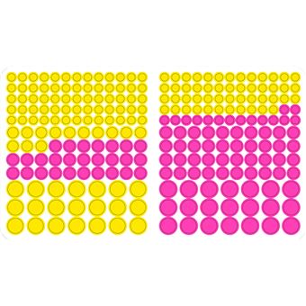 Gommettes rondes Dinosaures