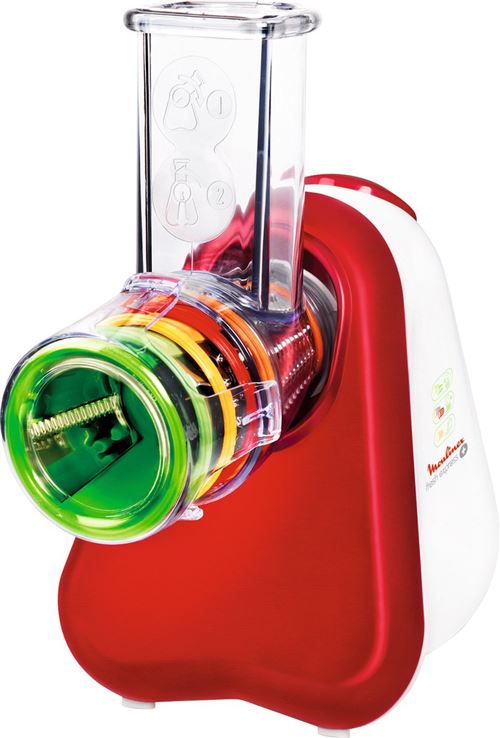 Moulinex dj755g32 robot fresh express plus 5 cônes rouge rubis État correct - Moulinex reconditionné disponible sur Fnac