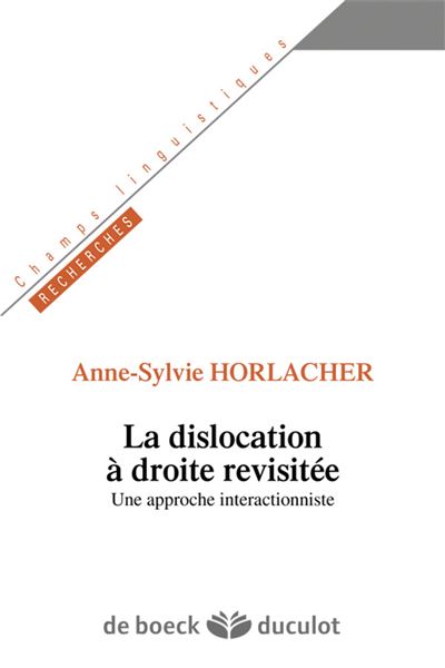 La dislocation à droite revisitée