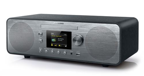 Micro-chaîne 80w gris avec bluetooth Muse m885dbt