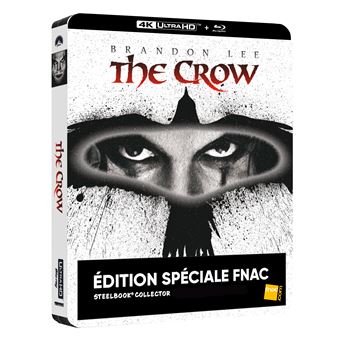 Derniers achats en DVD/Blu-ray - Page 34 The-Crow-Edition-Limitee-Speciale-Fnac-Steelbook-Exclusivite-Web-Blu-ray-4K-Ultra-HD