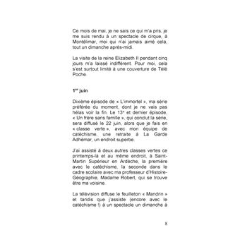 Les Forêts de Normandie, Journal 1972