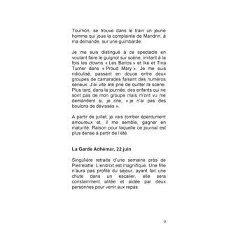 Les Forêts de Normandie, Journal 1972