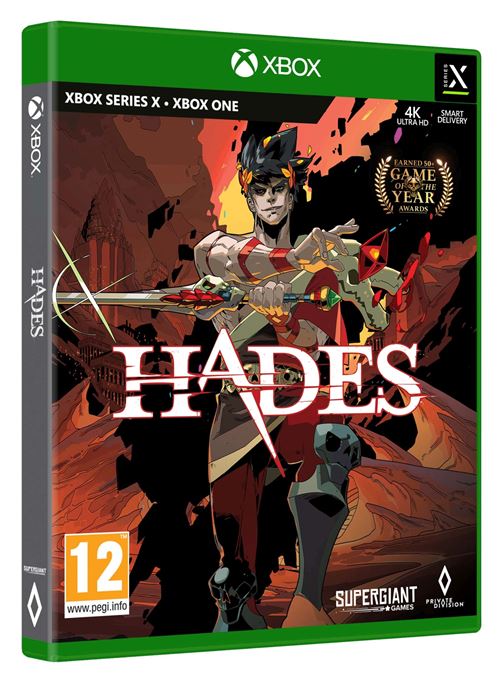 Pochette avant du jeu Hades Xbox Series X