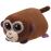 Peluche Singe Monkey Boo Teeny Tys TY Small 10 cm_0