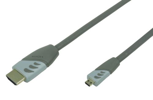 Câble Temium micro HDMI 1.5 m Or
