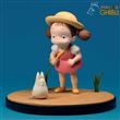 Statuette en résine Semic Animation Collection Mei et petit Totoro