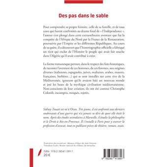Des pas dans le sable