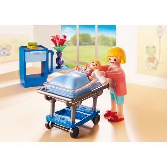 PLAYMOBIL - City Life - L'Hôpital Pédiatrique - Chambre d'Enfant avec  Médecin - Cdiscount Jeux - Jouets