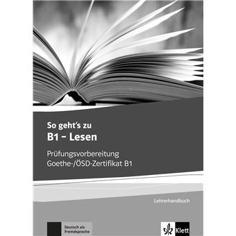 So geht's zu B1 - Lesen - Livre du professeur