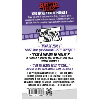 Quiz Répliques Culte