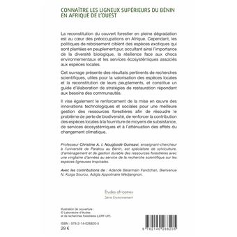 Connaître les ligneux supérieurs du Bénin en Afrique de l'Ouest