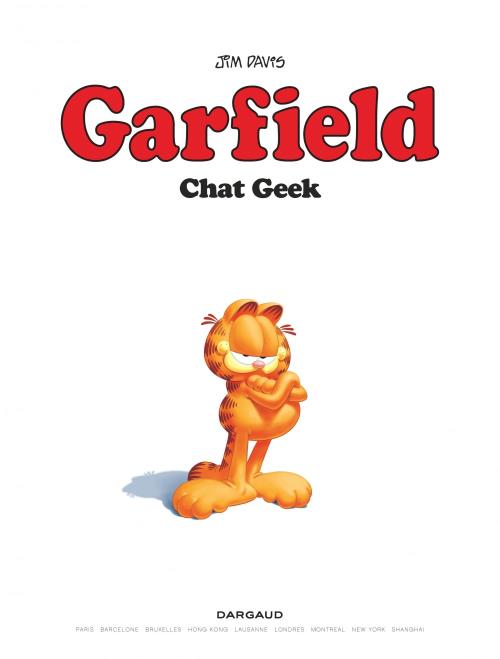 Garfield Tome 59 Garfield Chat Geek Davis Jim Davis Jim Cartonne Achat Livre Ou Ebook Fnac