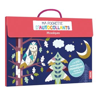 Ma pochette d'autocollants mosaiques