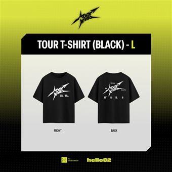 T-Shirt Noir Taille L / Black T-Shirt P1harmony Tour Most Wanted