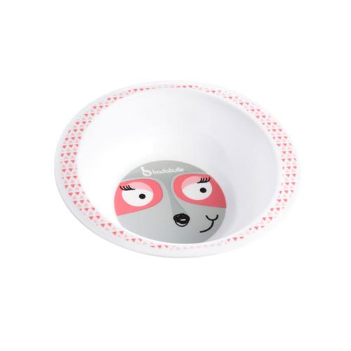 Bol micro-ondes Badabulle Pink Racoon