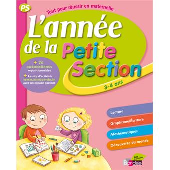 MON CAHIER D'ECOLE MATERNELLE : toute petite section - 2-3 ans : Anne Popet  - 2091893994 - Livre Maternelle