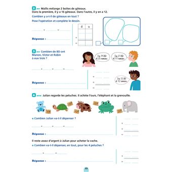 Les cahiers Bordas - Cahier de maths CP