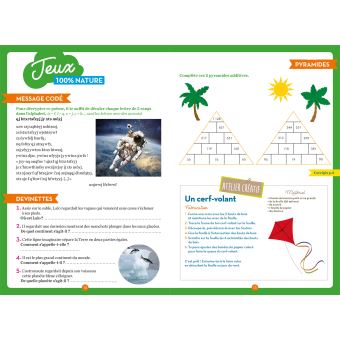 Cahier de vacances Nature 2021 du CM2 à la 6e 10/11 ans