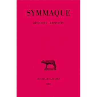 Discours - Rapports