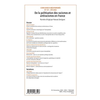 De la politisation des racismes et antiracismes en France