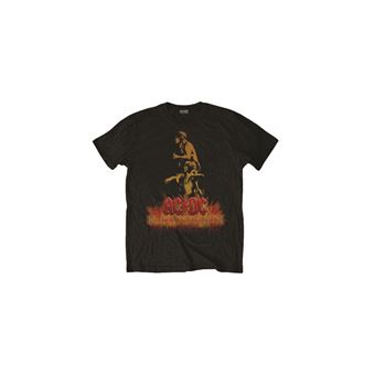 T-Shirt AC/DC Bonfire Unisexe Noir