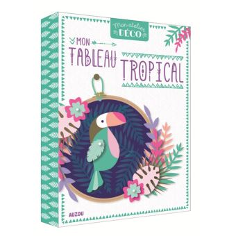 Mon atelier déco - mon tableau tropical