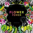 Black coloriage Flower Power
