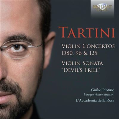 TARTINI: VIOLIN CONCERTOS D80, 96 &AMP; 125, VIOLIN SO