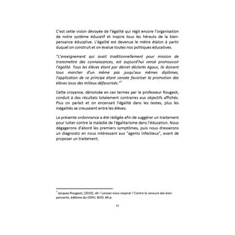 L'école malade de l'égalitarisme