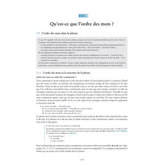 La Grande grammaire du français