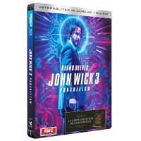 John Wick Parabellum Steelbook Edition Limitée Blu-ray 4K Ultra HD
