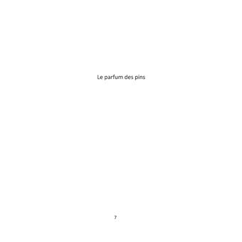 Le parfum des pins