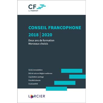 Conseil francophone 2018-2020 - deux ans de formation
