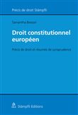 DROIT CONSTITUTIONNEL EUROPEEN ED.2019