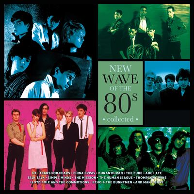 New Wave Of The 80's Collected Vinyle Vert et Turquoise - Collectif -  Vinyle album - Achat & prix