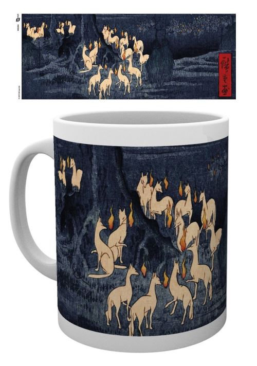 Mugs Hiroshige New Years Eve Foxfire
