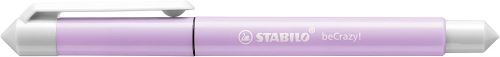 BE CRAZY PASTEL LILAC /WHITE ROLLERBALL + 1 CARTRIDGE