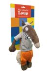 Ma peluche loup habillée - sportswear
