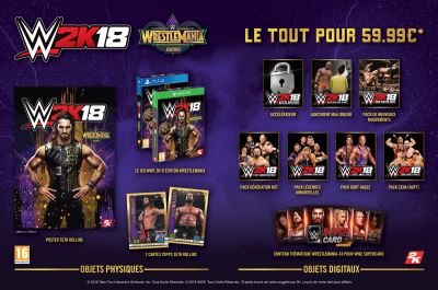 WWE 2k18 Wrestlemania PS4