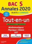Annales Bac 2020 Tout-en-un Bac S